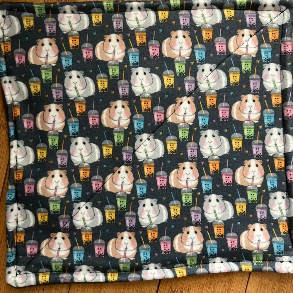 Guinea Pig P Piddle Pads Washable Fleece 12” Pair Lot 2 New BOBA